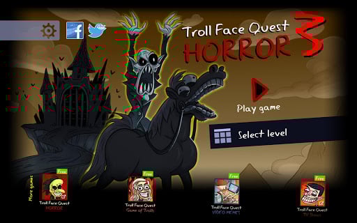 Screenshot Troll Face Quest: Horror 3