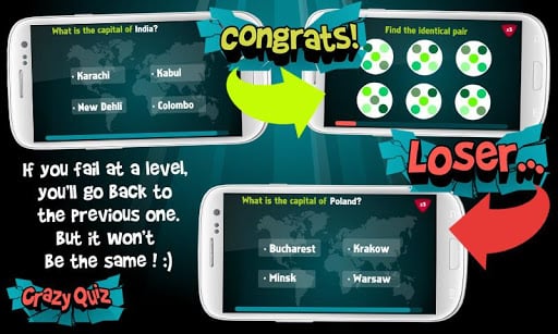 Screenshot Crazy Quiz