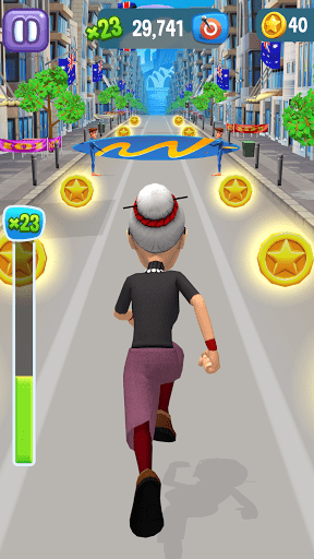 Screenshot Angry Gran Run - Running Game