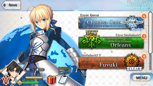Screenshot Fate/Grand Order (English)