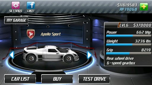Screenshot Drag Racing
