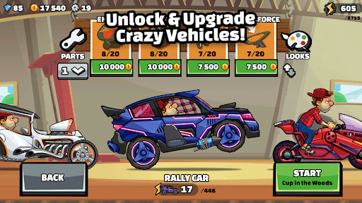 Screenshot Hill Climb Racing 2