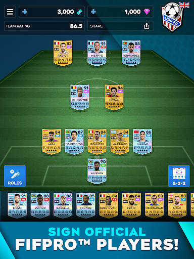 Screenshot Ultimate Draft Soccer