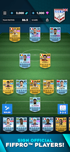 Screenshot Ultimate Draft Soccer