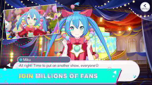 Screenshot HATSUNE MIKU: COLORFUL STAGE!