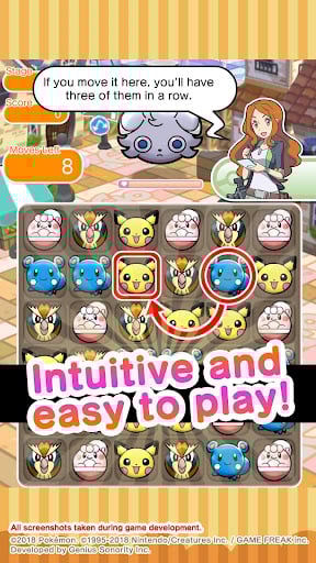 Screenshot Pokémon Shuffle Mobile