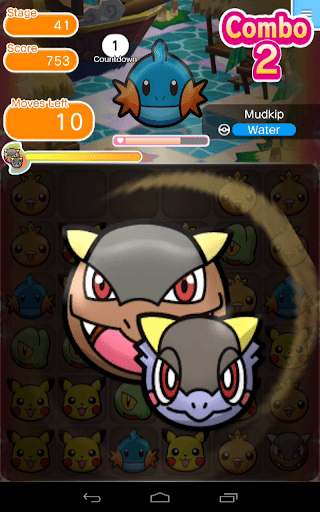 Screenshot Pokémon Shuffle Mobile