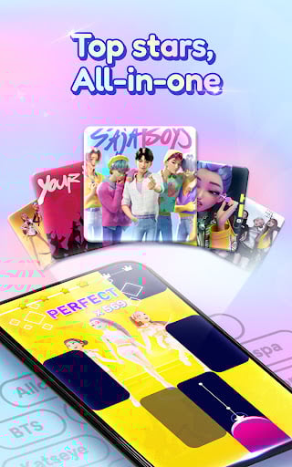 Screenshot Kpop Tiles: Piano Rhythm Game