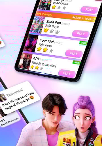 Screenshot Kpop Tiles: Piano Rhythm Game